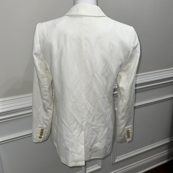 LOFT Women’s Fluid Modern Blazer Whisper White Jacket sz 4 - Picture 7 of 13
